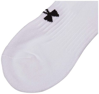 Теннисные носки Under Armour Unisex UA Core No Show 3Pack Socks - white/black