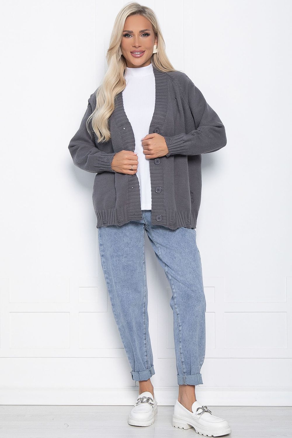 Кардиган Ирма (графит) Б10927 LT Collection