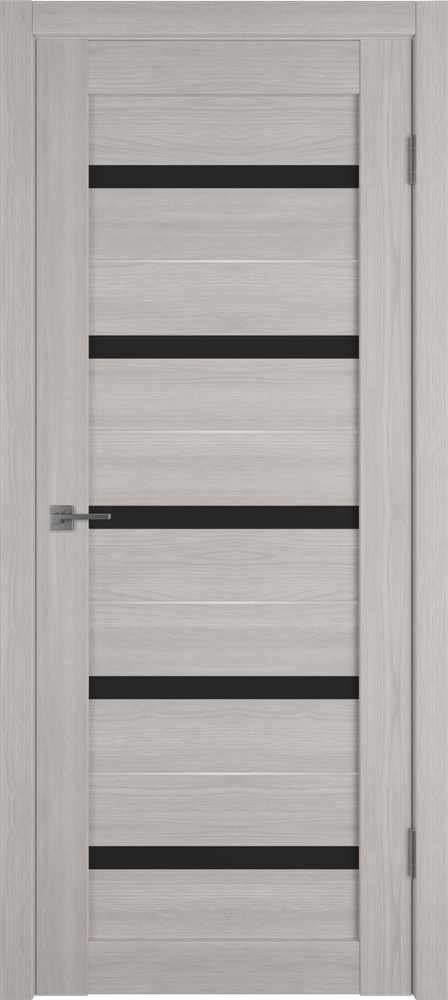 Дверь Atum Al 7 / Stone Oak / Black Gloss SM / Владимирские двери
