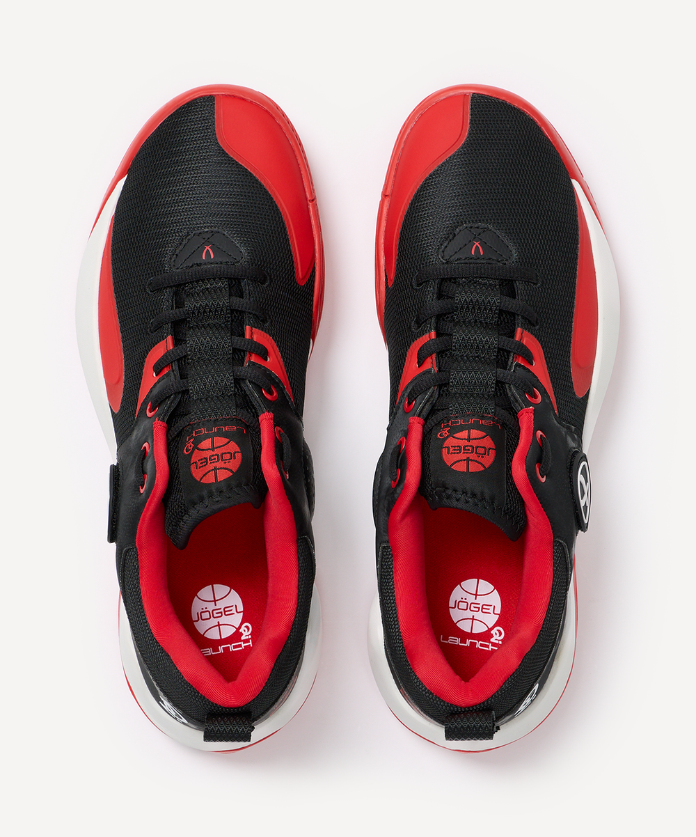 Кроссовки баскетбольные JÖGEL Launch 2.0 LOW, черный/красный/белый
