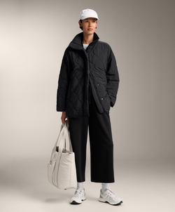 OYSHO Укороченные брюки с широкими штанинами с модалом, черный