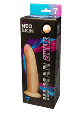 Фаллоимитатор HUMAN STYLE 7" без мошонки - 18 см.