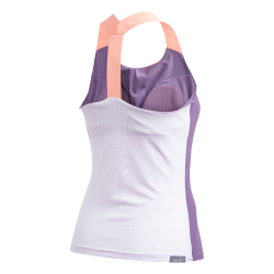Женский топ теннисный Adidas Women Y-Tank Heat Ready - tech purple/shock yellow