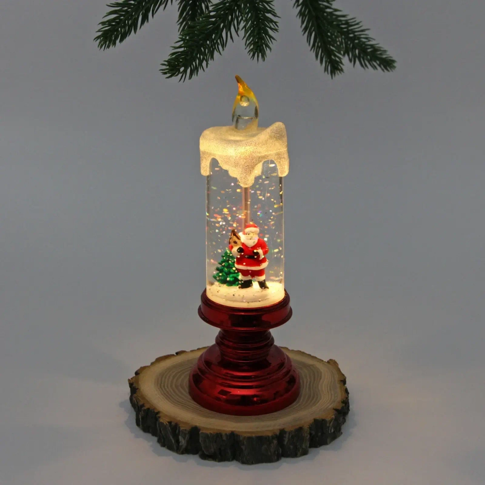 Сувенир с подсветкой «Волшебный очаг» 7,2*20,4 см, Красный (работает от батареек LR44*3)