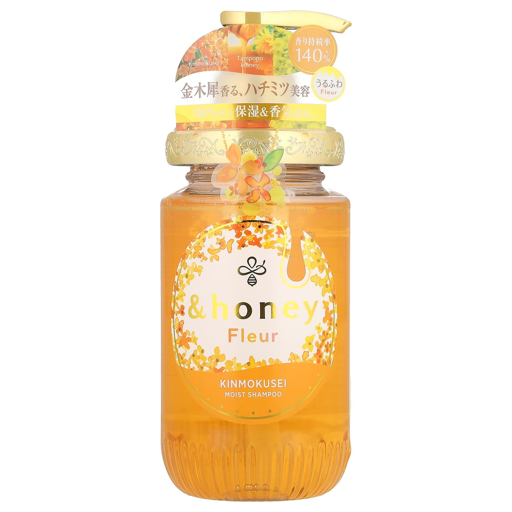 &honey, Увлажняющий шампунь Fleur, мед с османтусом, 440 мл (14,9 жидк. Унции)