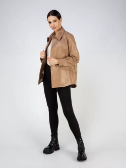 Куртка кожаная натуральная рубашка Турция