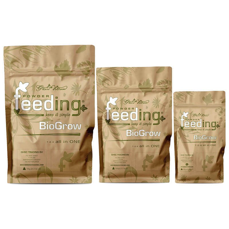 Органическое удобрение Powder Feeding BioGrow, линейка 125 г, 0,5 кг, 1 кг