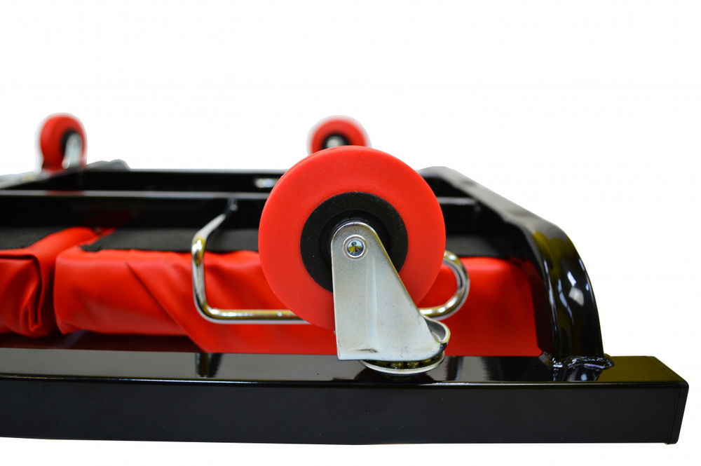 Лежак подкатной низкопрофильный красный GWC-2 Great Wolf