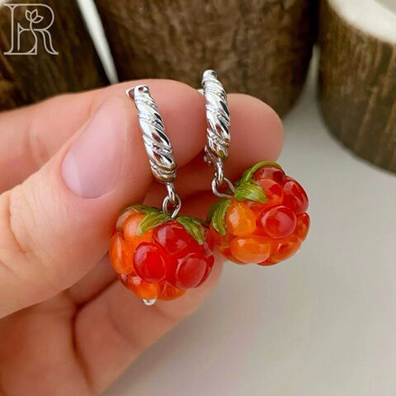 Серьги Морошка