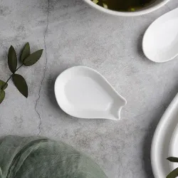 Подставка для ложки 7,6*5,5 см h1,9 см белый фарфор NEW P.L. Proff Cuisine [6]