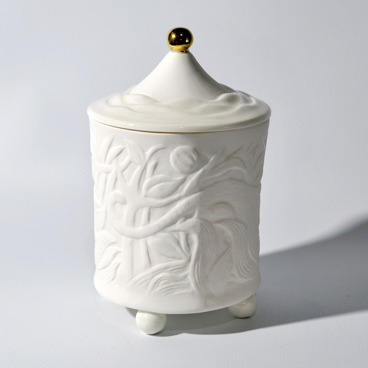 🌸 фарфоровый подсвечник со свечой Джунгли — Leoleo handmade — 8 марта у Феи