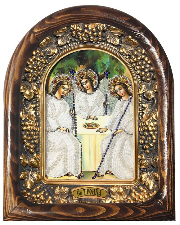 Святая Троица (бисер, жемчуг)