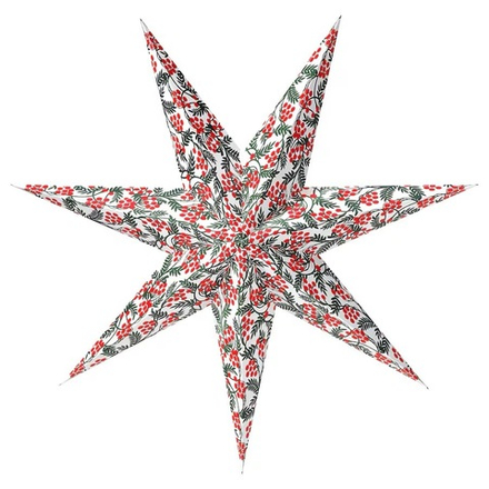 СТРАЛА STROLA Абажур 70 см, узор/ягоды