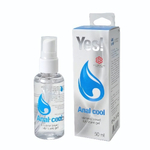 Охлаждающая силиконовая гель-смазка Yes Anal cool - 50 мл.