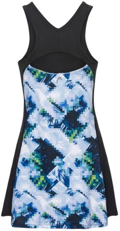 Теннисное платье Head Fiona Dress - sky blue/black