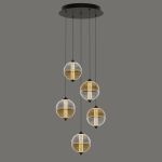 Подвесной светильник MD24022079-5A black/amber