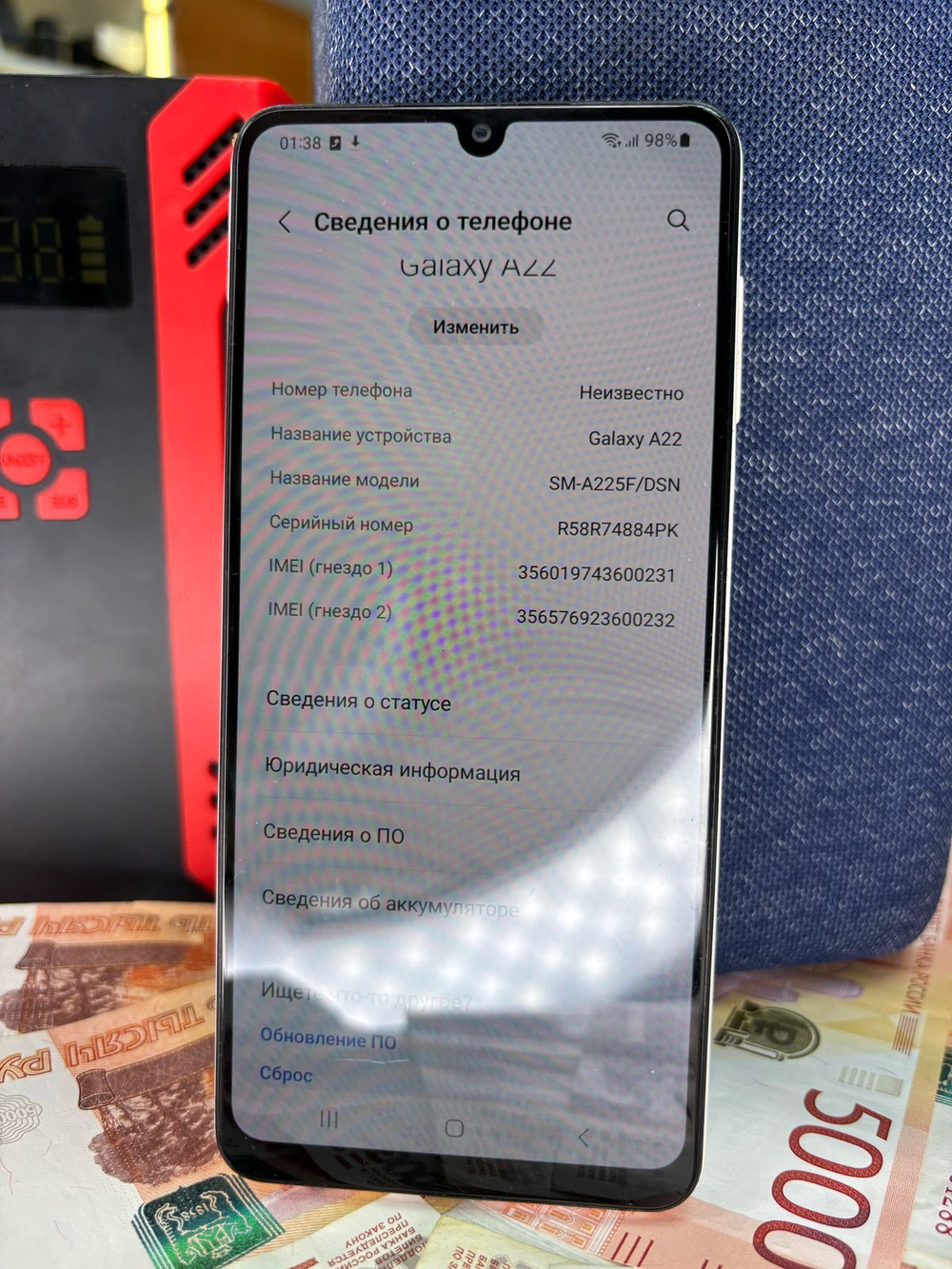 Смартфон Samsung Galaxy A22 5G 4/128 ГБ