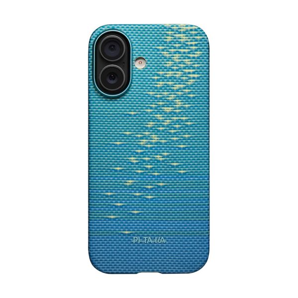 Чехол Pitaka Edge Case для iPhone 17, Лазурный | Lucid Blue