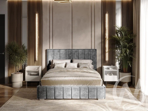 Кровать Мирабель 1.6 (грифельный)