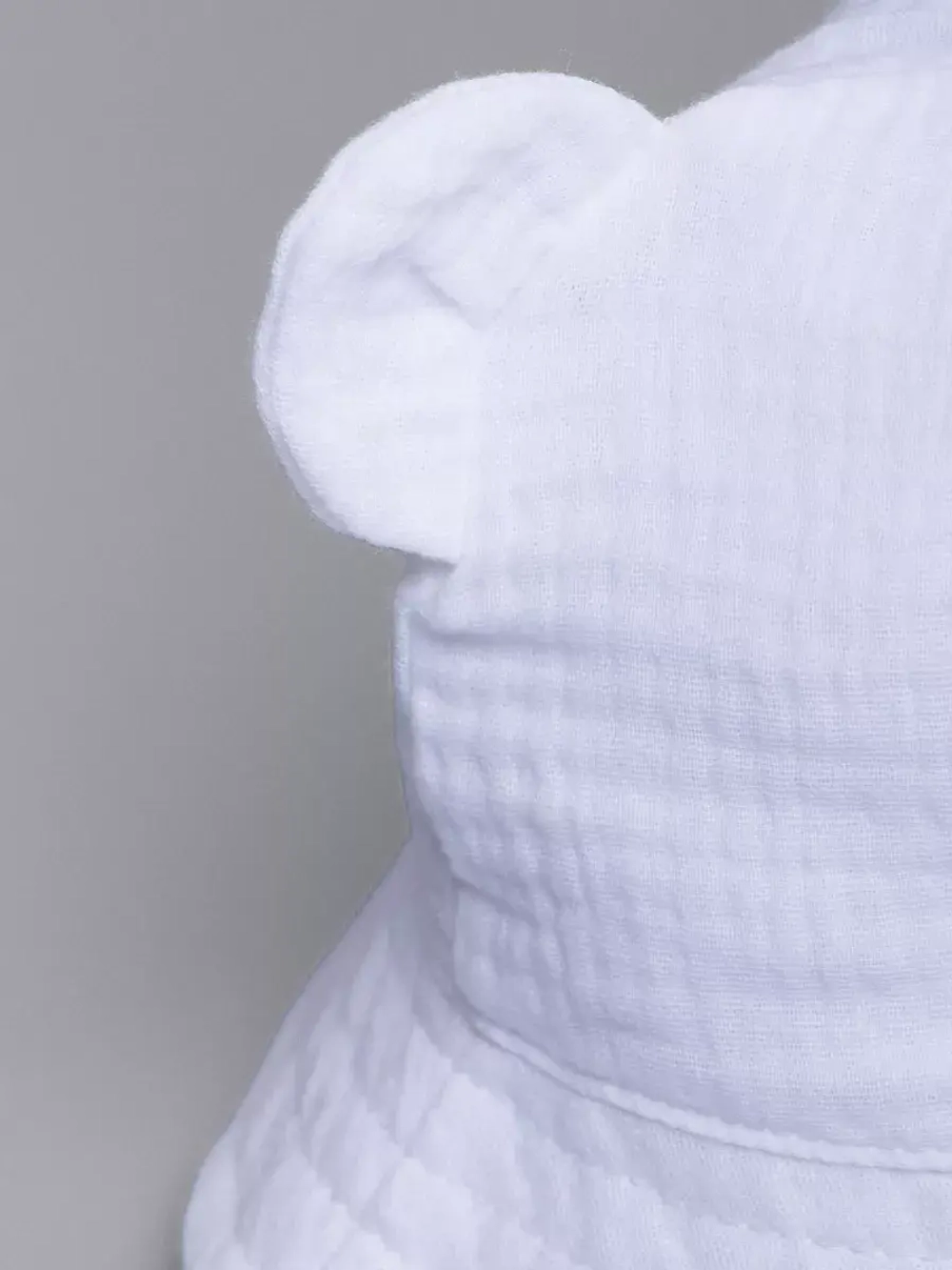 Панама летняя с ушками на завязках для детей