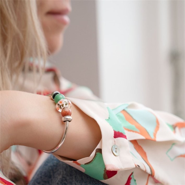 Бусина "Счастливые цветы"