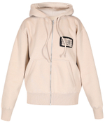 MM6 MAISON MARGIELA ХУДИ ЖЕНСКАЯ БЕЖЕВАЯ НА МОЛНИИ