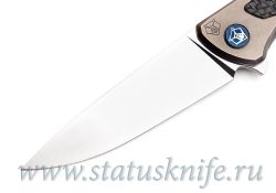 Нож Широгоров Флиппер 95 S30V накладка карбонфотография - 3