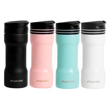 Термокружка 320 мл. из нержавеющей стали Kamille KM-2061 (2 в 1) со сменным горлышком