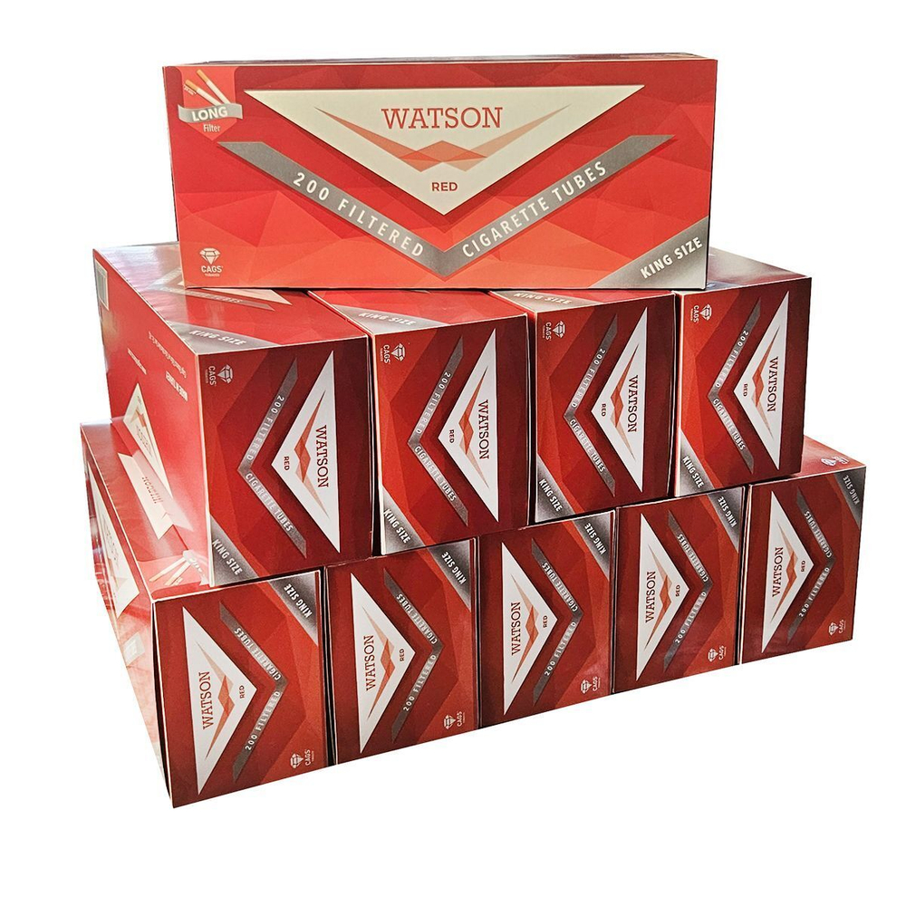 Гильзы для сигарет "Watson" KS Red Extra Long 24мм 10x200шт