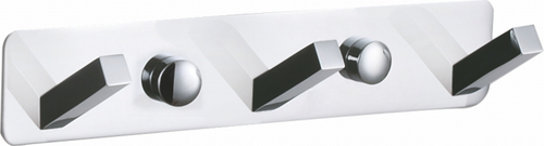 Вешалка с 3 крючками для ванной WONZON & WOGHAND, Хром (WW-9385-3)