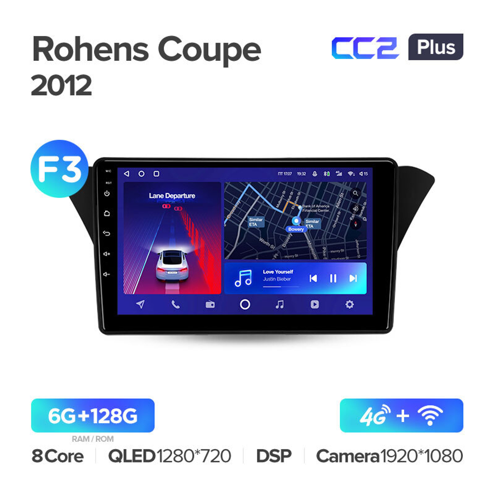 Teyes CC2 Plus 9" для Hyundai Rohens Coupe 2012