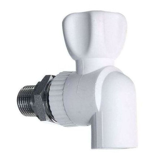 Кран РОСТерм PPR для радиатора угловой 20х1/2 НР