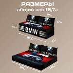 Бескаркасный диван кровать раскладной "BMW"