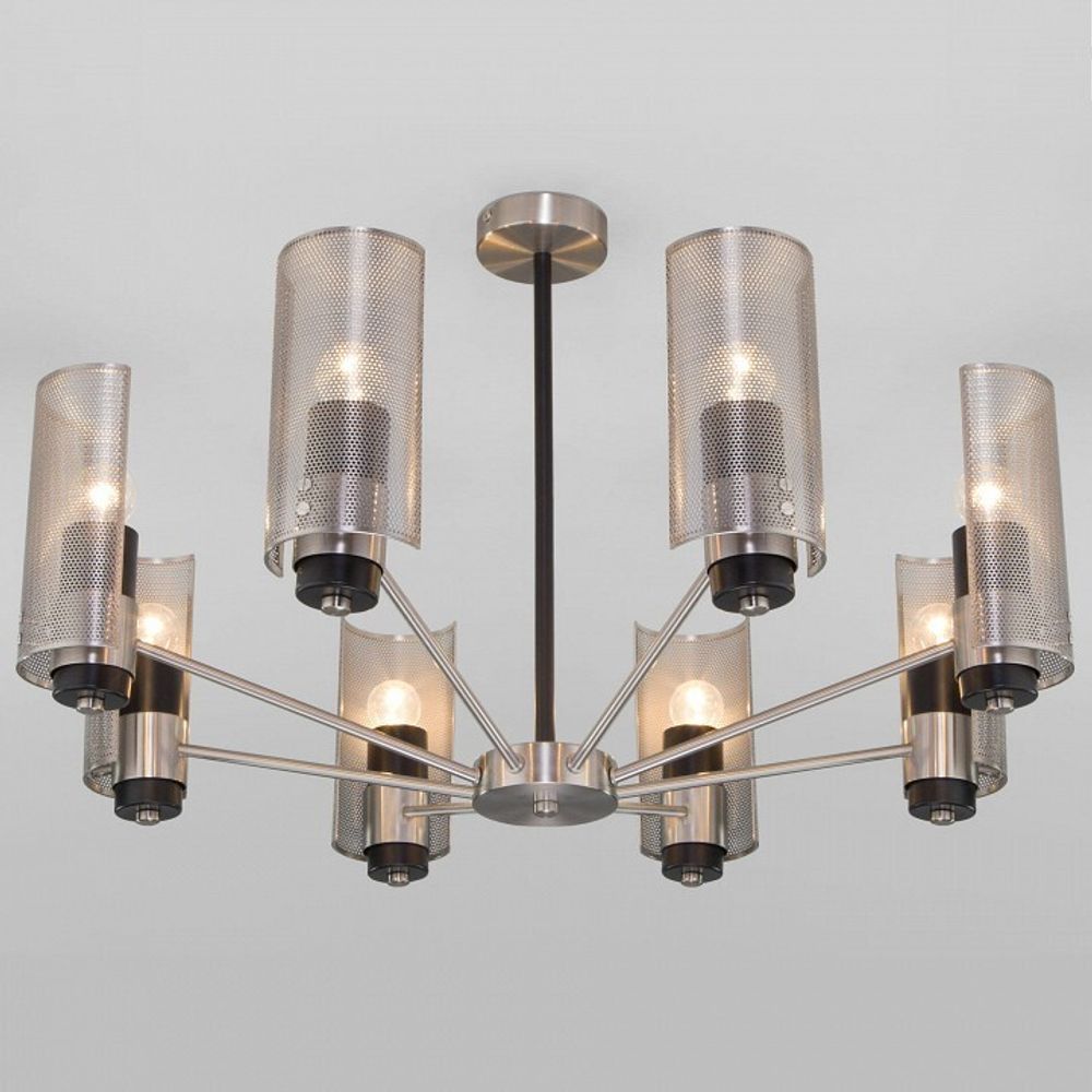 Люстра на штанге Eurosvet Grino 70139/8 никель