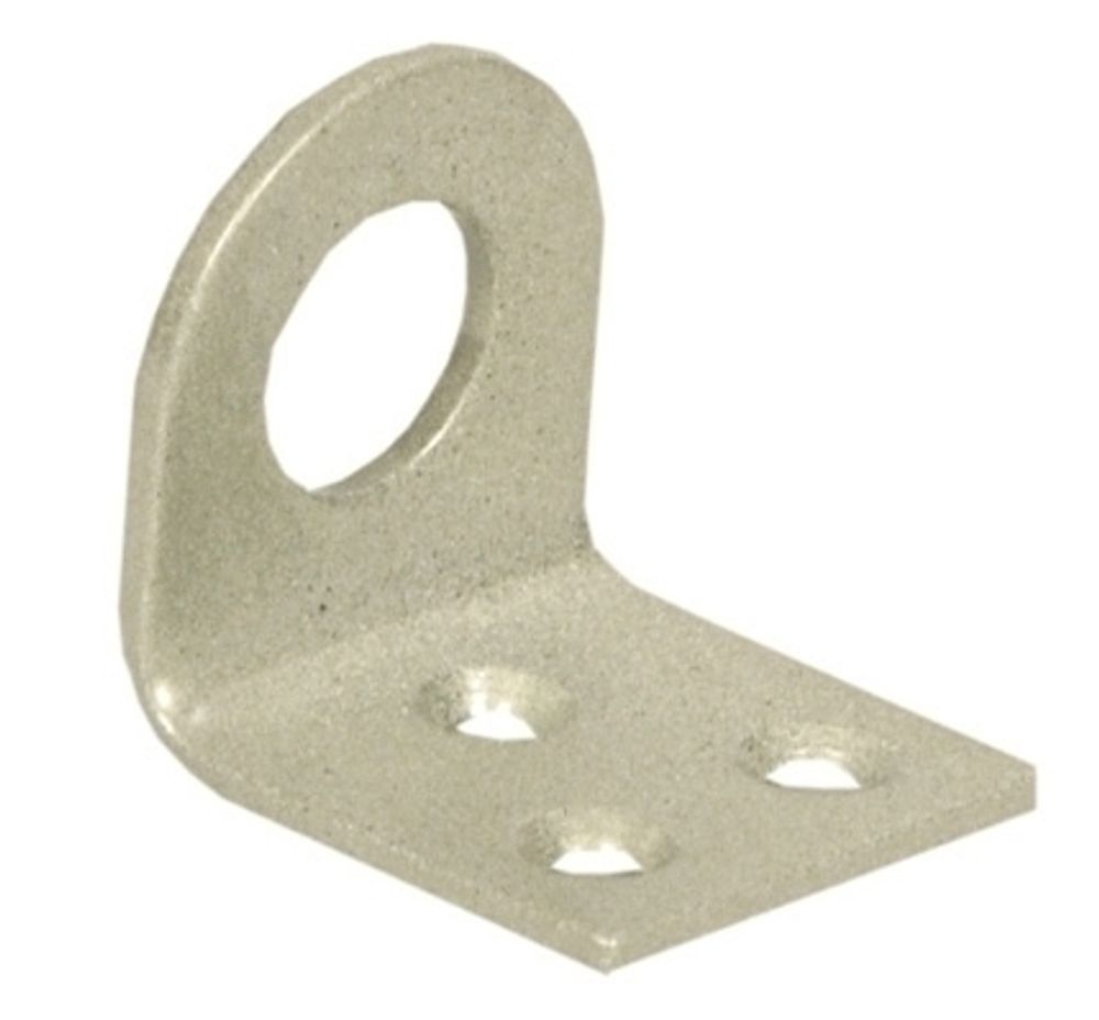 Проушина 30х60 угловая серый металлик