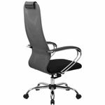 Кресло офисное BRABIX PREMIUM "Ultimate EX-800" хром, плотная двойная сетка Х2, черное/серое, 532912