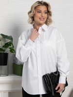 Рубашка хлопковая Рина (белая) Б15260-53М LT Collection