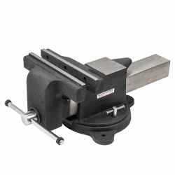 Тиски стальные поворотные с наковальней 6''(150мм) RockForce RF-6540206A