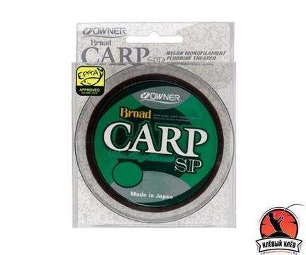 OWNER Леска Broad Carp SP brown 300м 0,3мм 6,7кг