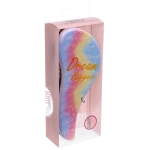 Расческа массажная компактная «ТВОИ МЕЧТЫ», микс 4 дизайна, 18*7,5см (PVC коробка)