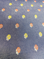 Ткань 100% хлопок-джинс (Италия) ш-140см цена за отрез 0,9м