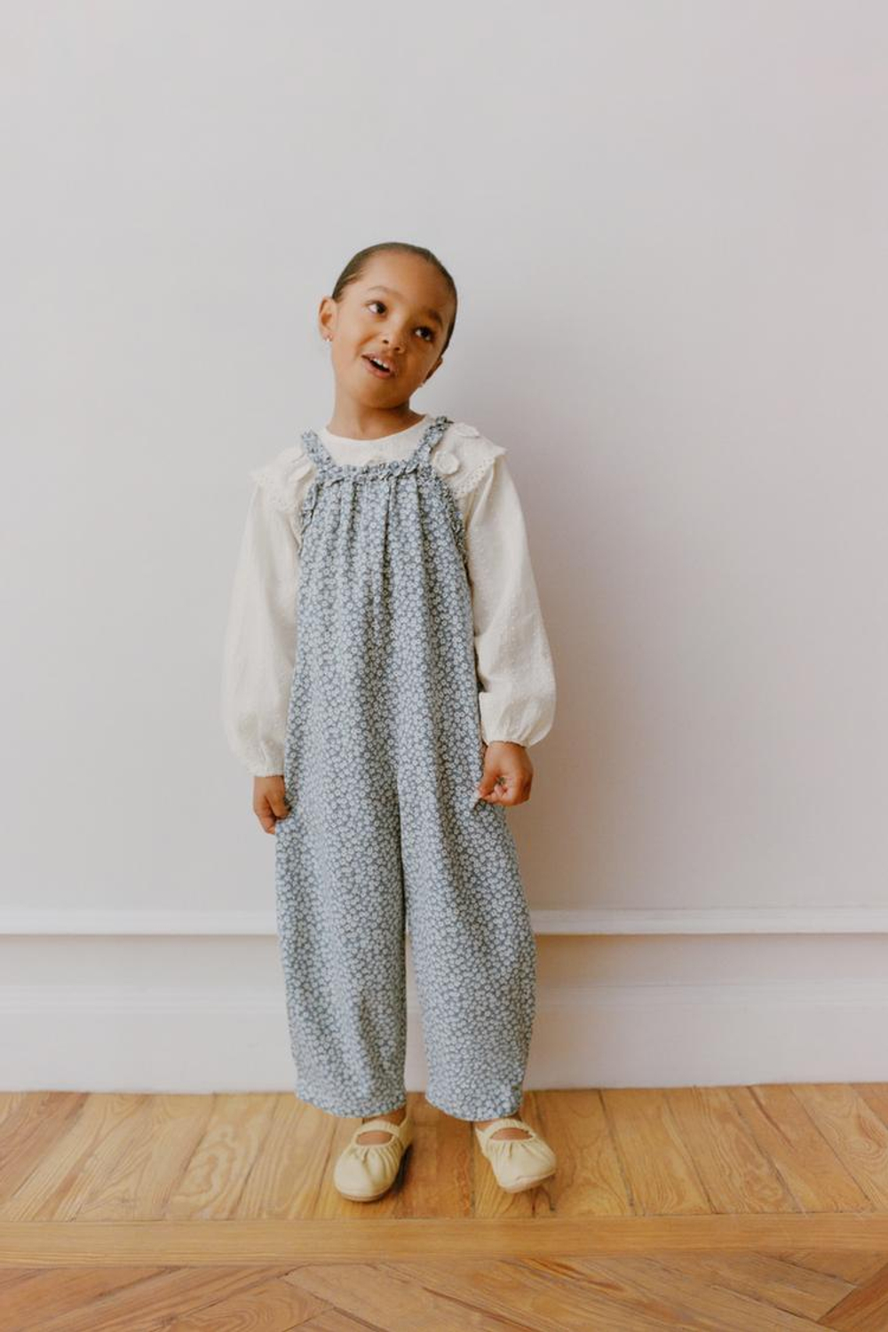 ZARA РУБАШКА В РОМАНТИЧЕСКОМ СТИЛЕ С ВЫШИВКОЙ», ЭКРЮ