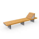 Лавка Rail Road 03 с подголовником