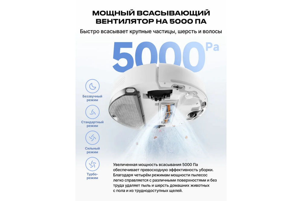 Робот-пылесос Xiaomi Robot Vacuum S40C, белый