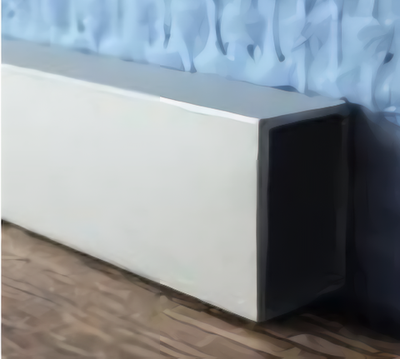 Алюминиевый плинтус низкий 10,20 серебро