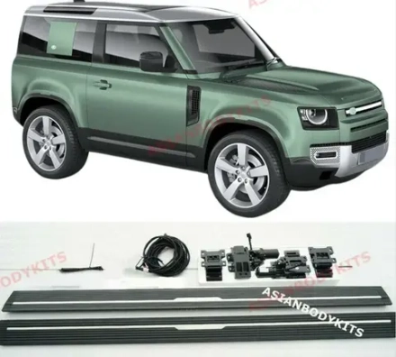 Электрические подножки для Land Rover Defender 90 L663 2020+ (3 двери) Лэнд Ровер Дефендер