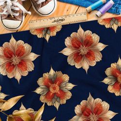 Ткань оксфорд 600  цветочный калейдоскоп