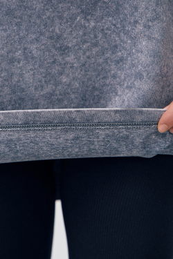 Футболка garment dyed (серый)