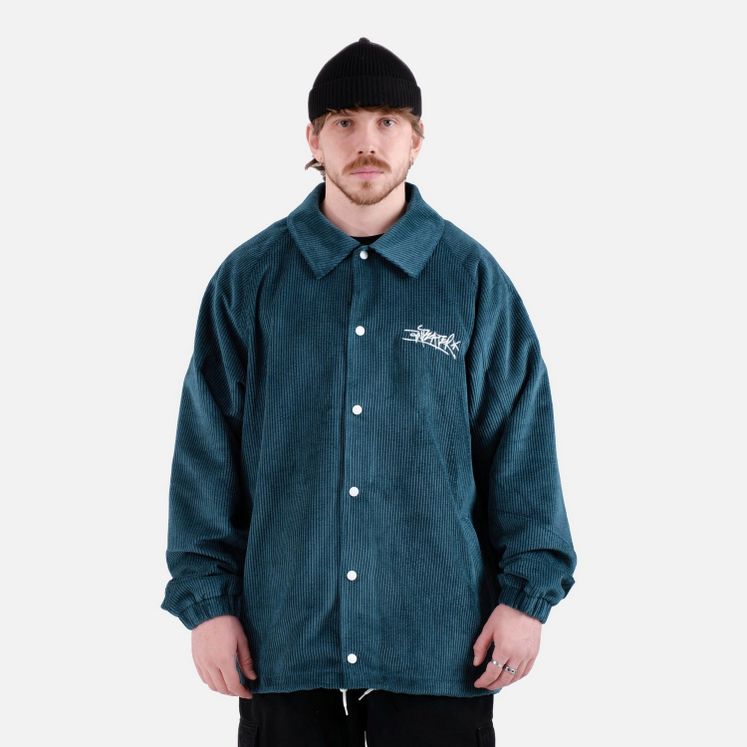 Куртка ANTEATER Coach Jacket вельвет, бирюза