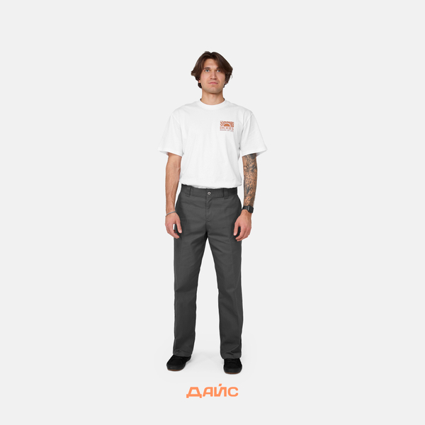 Брюки мужские Dickies Skateboarding Jamie Foy Loose Straight Twill Pants артикул:WPJ01CH Брюки мужские Dickies Skateboarding Jamie Foy Loose Straight Twill Pants артикул:WPJ01CH - купить в магазине Дайс